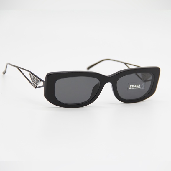 NEW PRADA PR14YS 1AB5S0 UNISEX BLACK EYEWEAR PR 14YS UNISEX SUNGLASSES SPR 14Y - Picture 2 of 12